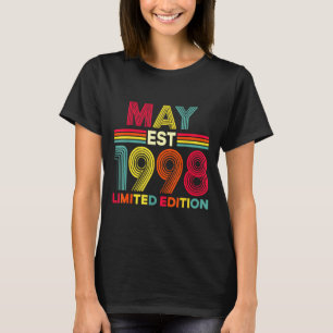 T-shirt édition limitée anniversaire mai 1998 28 ans