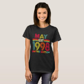 T-shirt édition limitée anniversaire mai 1998 28 ans (Devant entier)