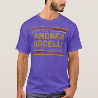 T-shirt Édition limitée Bocelli Nom Personnalisé Anniversa