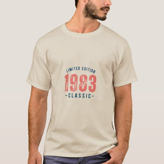 T-shirt Edition limitée - Classic 1983 (Devant)