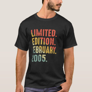 T-shirt Édition limitée février 2005 Anniversaire