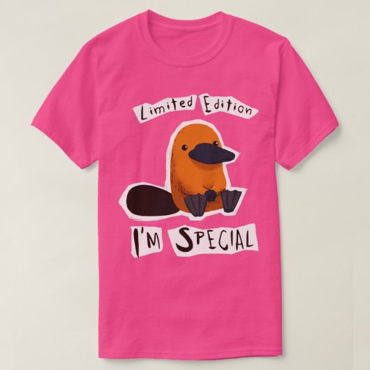 T-shirt Edition Limitée Im Special Platypus Cute Weird Ani (Design devant)