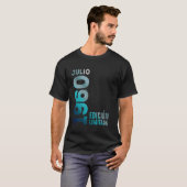 T-shirt Edition Limitée Juillet 1960 Rétro 1960 Année 1960 (Devant entier)