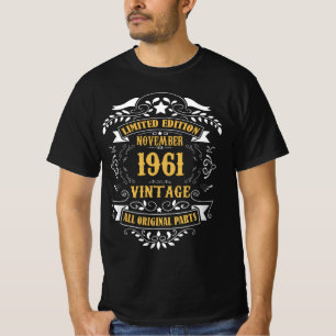 T-shirt Edition Limitée Novembre 1961 Vintage Tous Origin