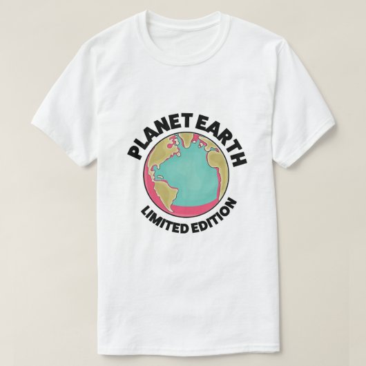 T-shirt Édition limitée Planète Terre (Design devant)