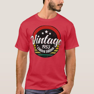 T-shirt Edition limitée Vintage 1953 anniversaire 70e anni