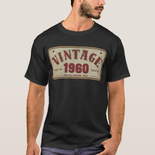 T-shirt Édition limitée vintage 1960, toutes pièces d'orig