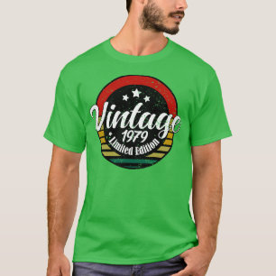 T-shirt Edition limitée Vintage 1979 anniversaire 44e anni