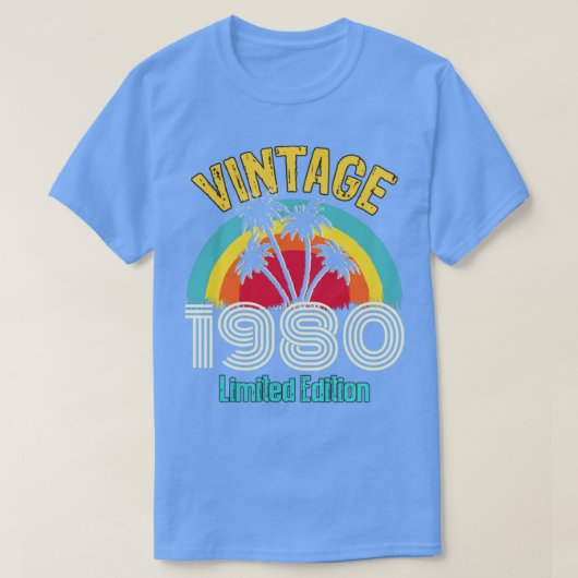 T-shirt Edition limitée vintage 19801 (Design devant)