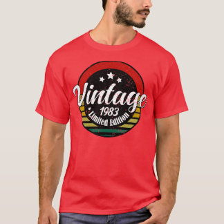 T-shirt Edition limitée Vintage 1983 anniversaire 40e anni