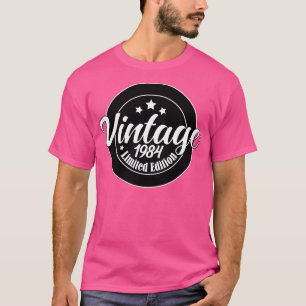 T-shirt Edition limitée Vintage 1984 anniversaire 39e anni