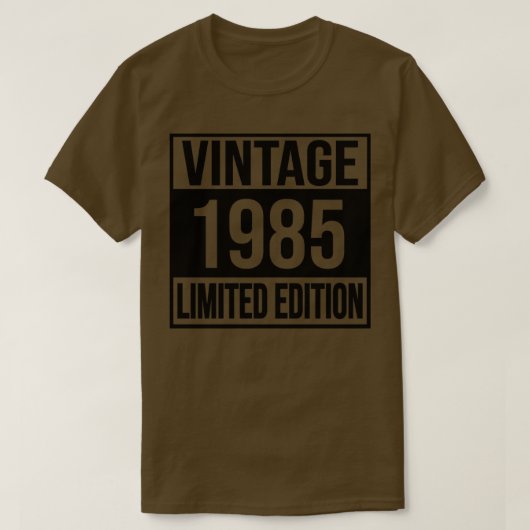 T-shirt Edition limitée vintage 1985 (Design devant)
