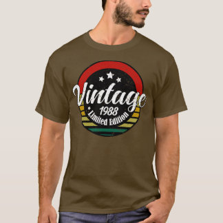 T-shirt Edition limitée Vintage 1988 anniversaire 35e anni