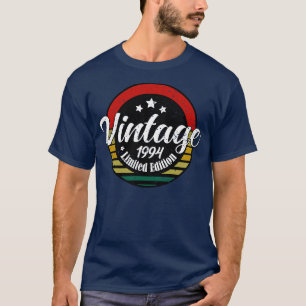 T-shirt Edition limitée Vintage 1994 anniversaire 29e anni