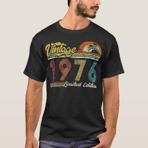 T-shirt Édition limitée vintage anniversaire 1976