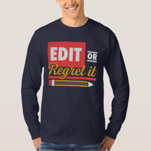T-shirt Édition ou Regret de l'enseignant anglais