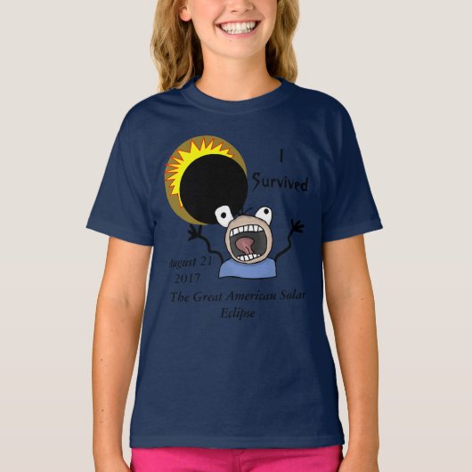 T-shirt Édition Solaire Eclipse Survival 2017 (Devant)
