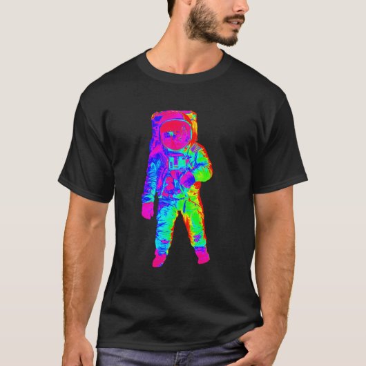 T-shirt Edm Astronaut Trippy Edm Rave (Devant)