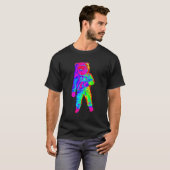 T-shirt Edm Astronaut Trippy Edm Rave (Devant entier)