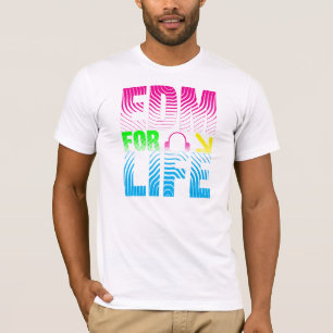 T-shirt EDM pour la chemise de la vie