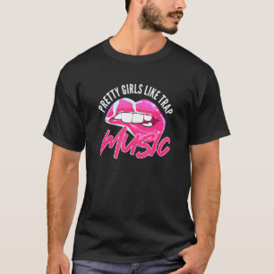 T-shirt Edm Rave Lip Bite Jolies Filles Comme La Musique P