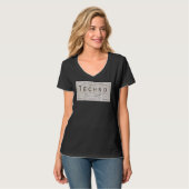 T-shirt Edm Techno Rave Villes Souterraines (Devant entier)