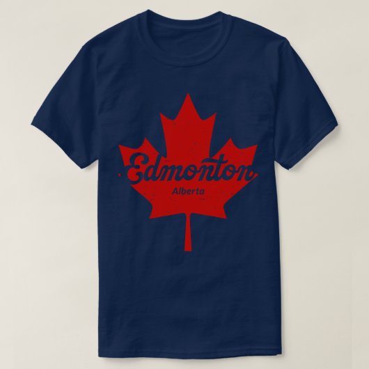 T-shirt Edmonton Alberta Canada (Design devant)