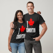 T-shirt Edmonton Alberta Canada Maple Leaf Canadian Flag P (Unisexe)
