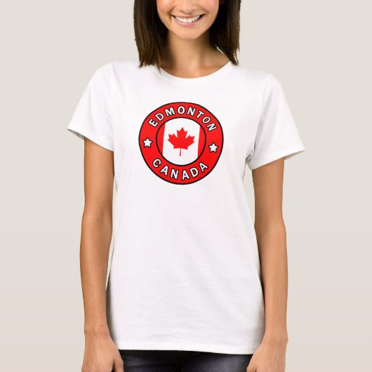 T-shirt Edmonton Canada (Devant)