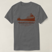 T-shirt Edmund Fitzgerald (Design devant)