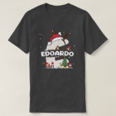 T-shirt Edoardo Christmas avec nom Edoardo pour les Noël d (Design devant)