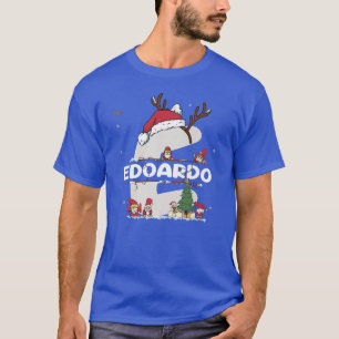 T-shirt Edoardo Christmasw Edoardo Nom pour les Noël drôle