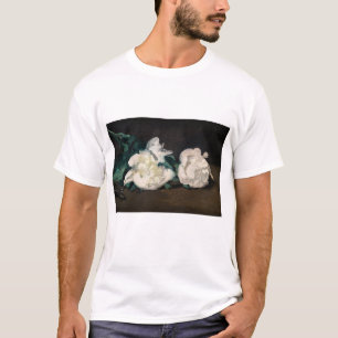 T-shirt Edouard Manet - Branche de pivoines blanches, séca