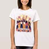 T-shirt Educate, Elevate, Empower – Women’s Equality Day (Devant)