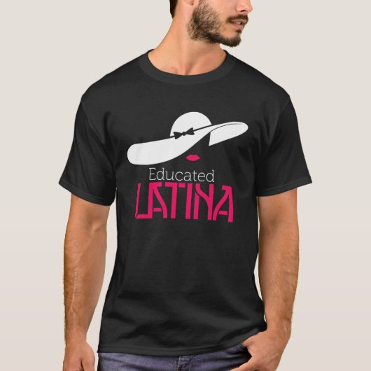 T-shirt Educated Latina Graduation (Devant)