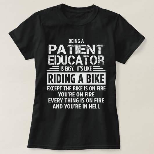 T-shirt Éducateur de patients (Design devant)