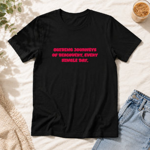 T-shirt Éducateur guidant des parcours de découverte au qu