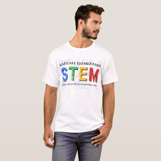 T-shirt éducatif STEM (Devant entier)