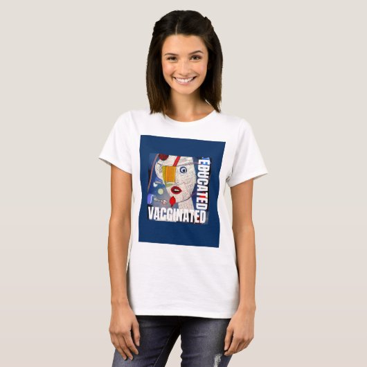 T-shirt Éducation à la vaccination (Devant entier)