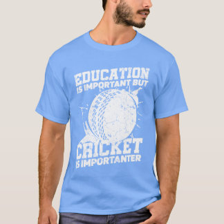 T-shirt Education Is Important But Batandball Sports famil