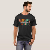 T-shirt Éducation physique PE Professeur Phys Ed Funny Bac (Devant entier)
