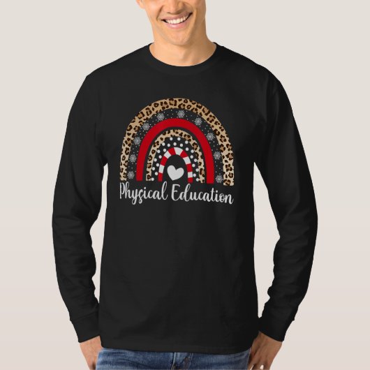 T-shirt Éducation physique Phys pros Ed Leopard Rain (Devant)