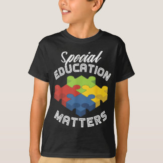 T-shirt Éducation Spéciale S Sensibilisation sur l'autisme