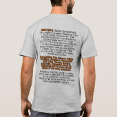 T-SHIRT ÉDUQUEZ LE SUPPORT DÉFENSEUR...CRPS (Dos)