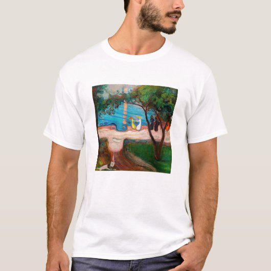 T-shirt Edvard Munch - Danse sur la plage (Devant)