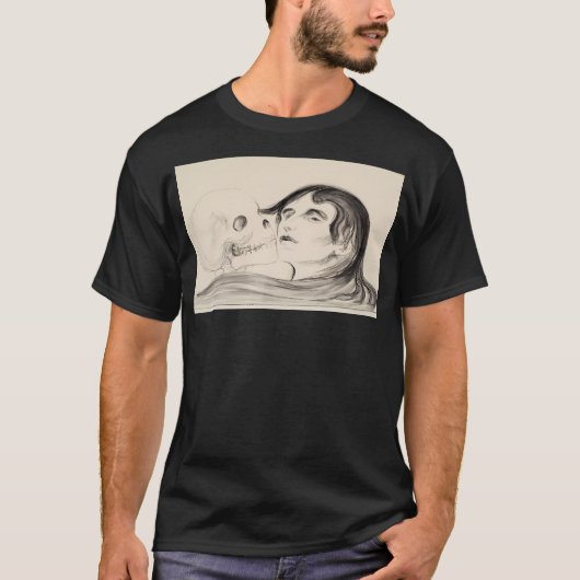 T-shirt Edvard Munch Le Baiser De La Mort (Devant)