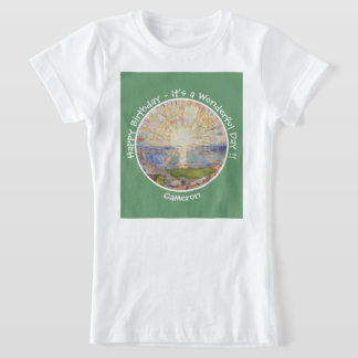 T-Shirt Edvard Munch Le Soleil (Solen) - Articles de fête 