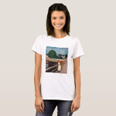 T-shirt Edvard Munch - Les filles sur le pont (Devant entier)