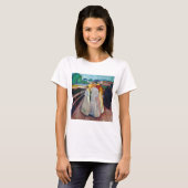 T-shirt Edvard Munch - Les filles sur le pont 1903 (Devant entier)