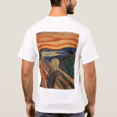 T-shirt Edvard Munch Peinture The Scream (Skrik) 1910 (Dos)
